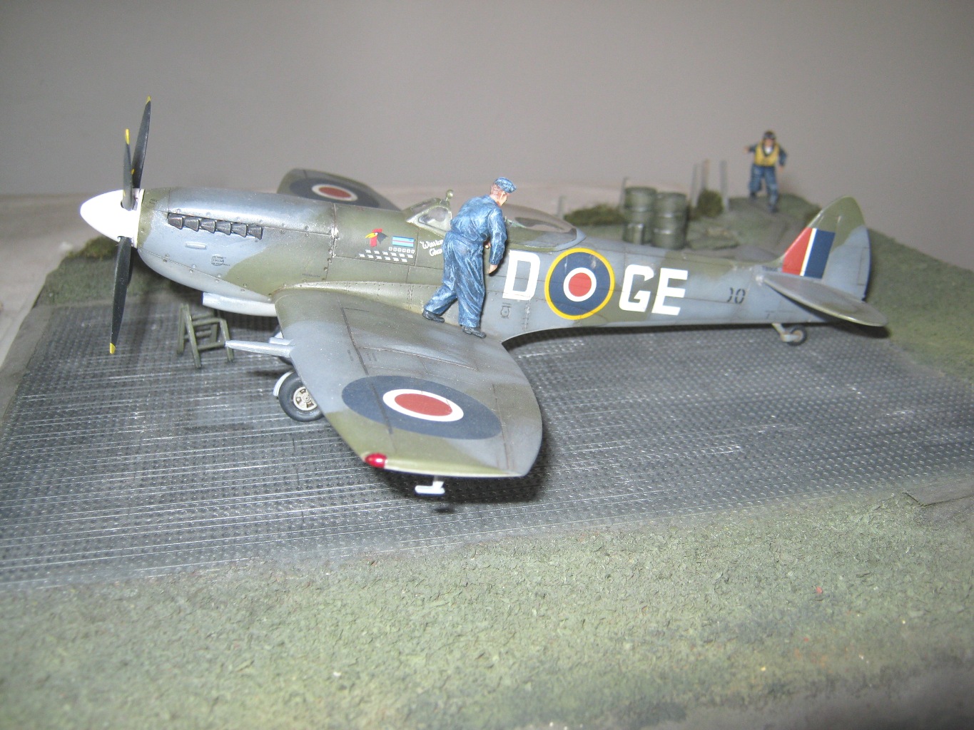 Spitfire Mk.XVIe sc48 Caccia dell'Asso Belga RJ Lallemant